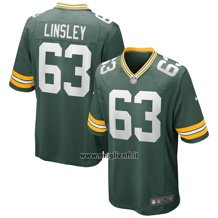 Maglia NFL Game Green Bay Packers Corey Linsley Verde